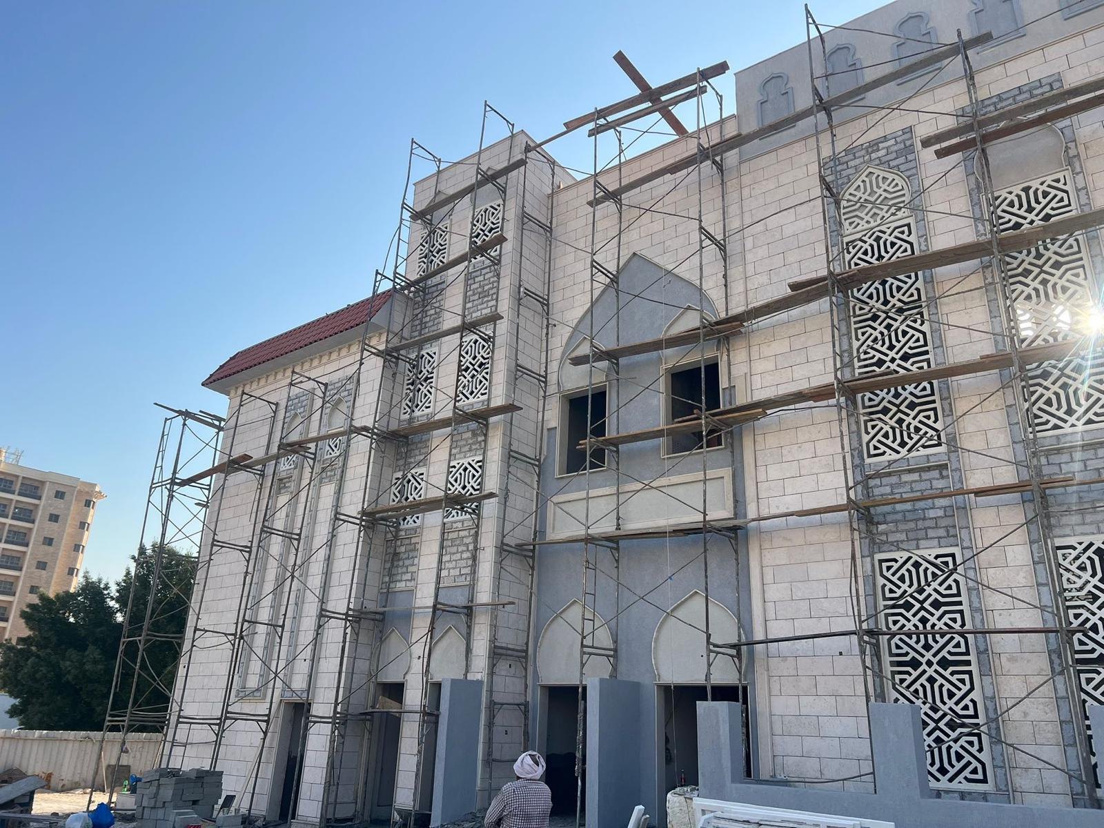 Mosque under construction by Loloah Alshaya in Kuwait